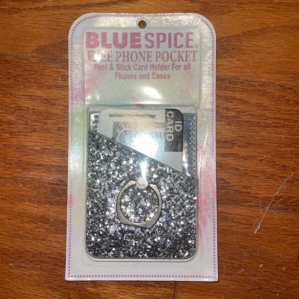 Sparkly phone pocket!